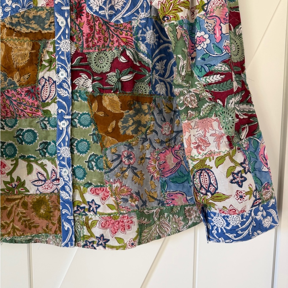 Ivy Jane Multi Patchwork Camp Shirt - image 6